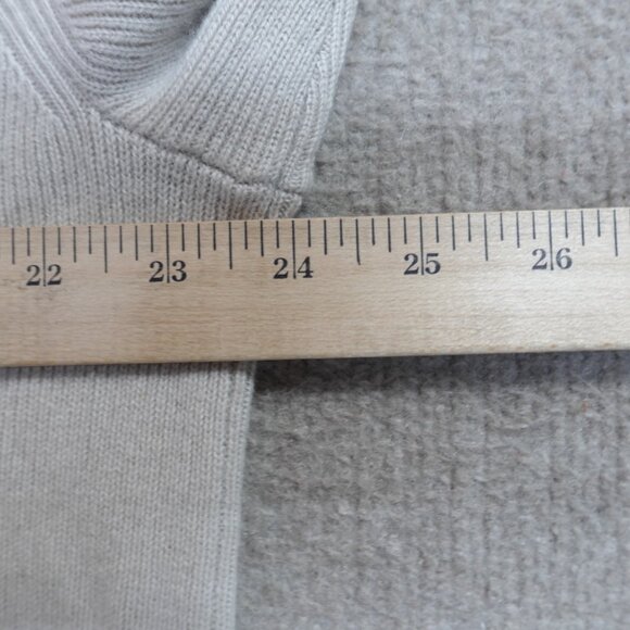 Nadaam Sweater Large Beige Crewneck Wool Cashmere Blend - Picture 7 of 8